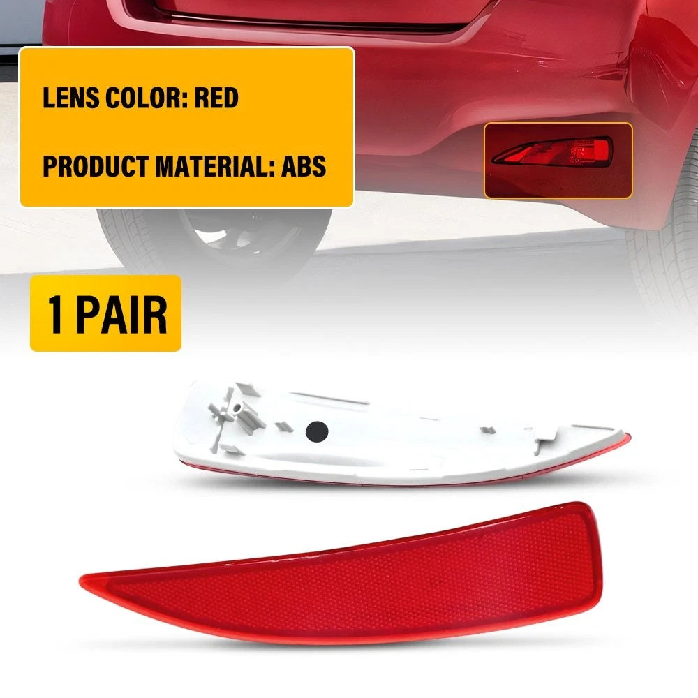 LH RH Rear Bumper Reflector Set for Toyota Yaris (2012–2014) 52163-52100