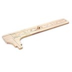 4-Inch Brass Caliper Sliding Vernier Ruler Gauge Tool for Bead Measuring