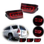 Set of 2 LED Rear Bumper Reflector Brake Lights for Toyota 4Runner (2003–2005)