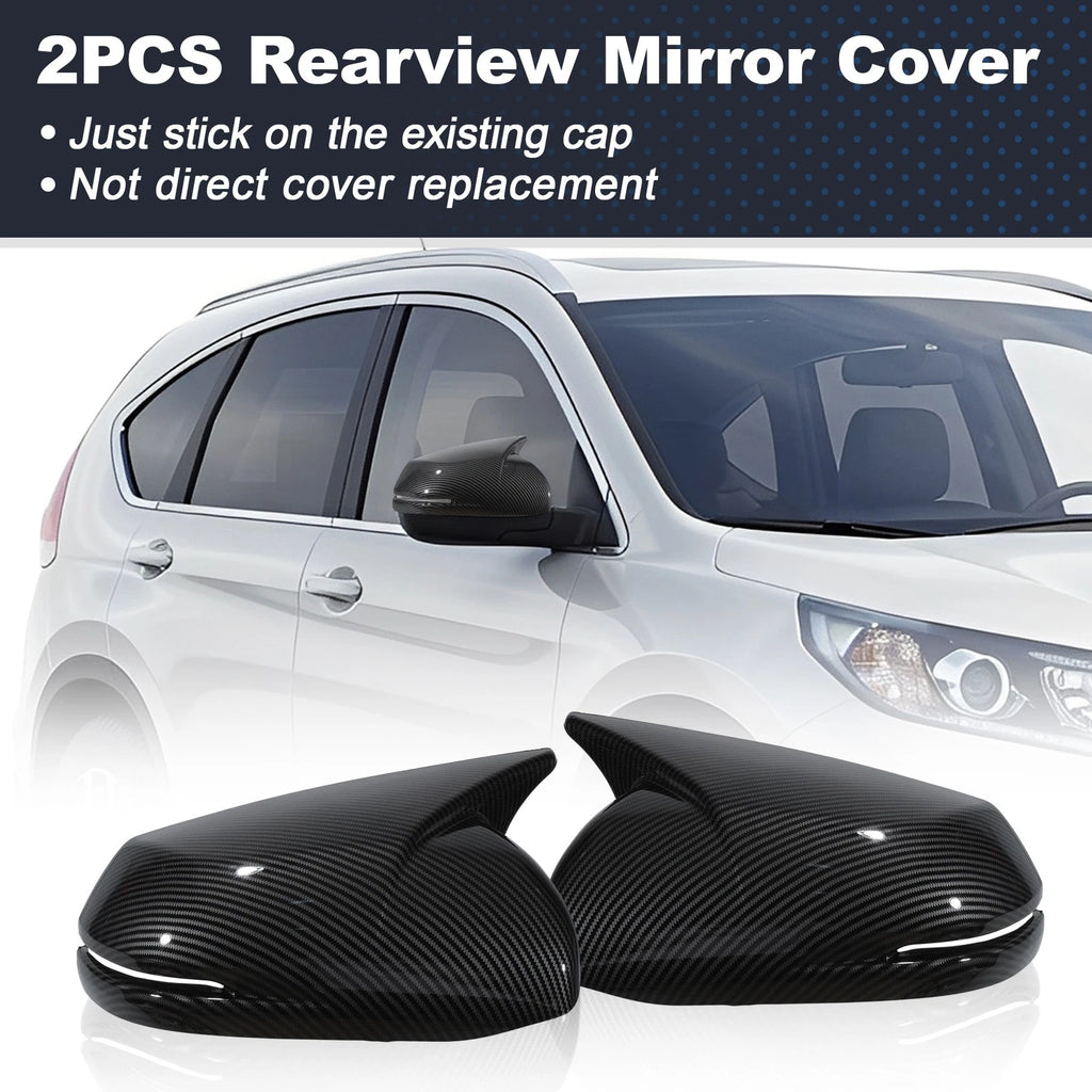 2PCS Rear View Mirror Cover for Honda CR-V (2017–2022) - Ox Horn