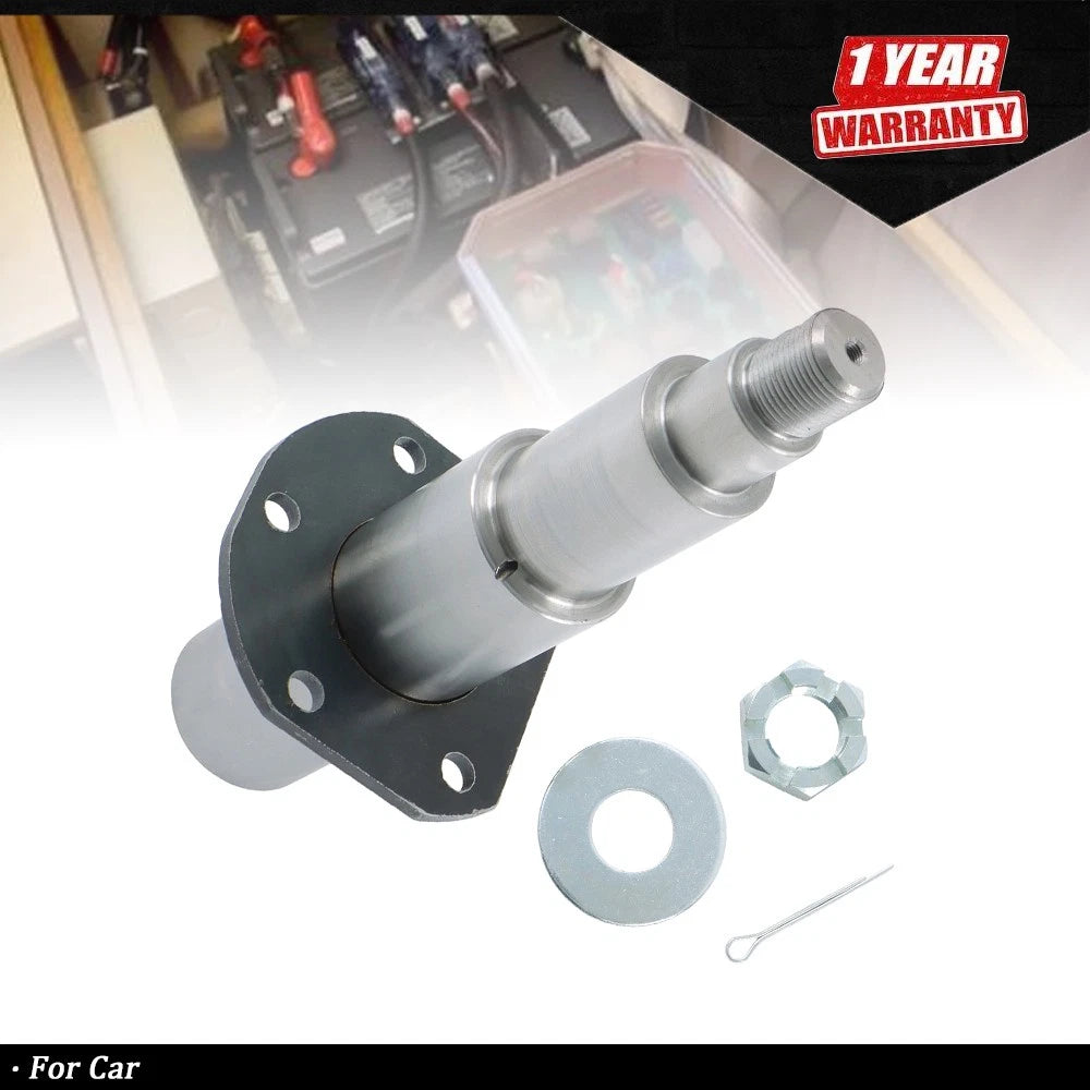 Circular Trailer Axle Spindle with Brake Flange & Fasteners (11'×2.25')