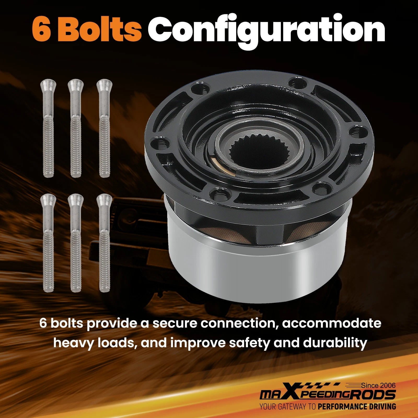 2X Locking Hubs for Geo Tracker, Suzuki Samurai (1986–1991, 1994)