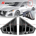 Side Rear Window Louver Shutter Cover Trim Black for Nissan Altima (2023–2024)