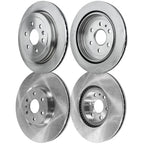 Front and Rear Disc Brake Rotors for Cadillac SRX, Saab 9-4X (2010–2016)