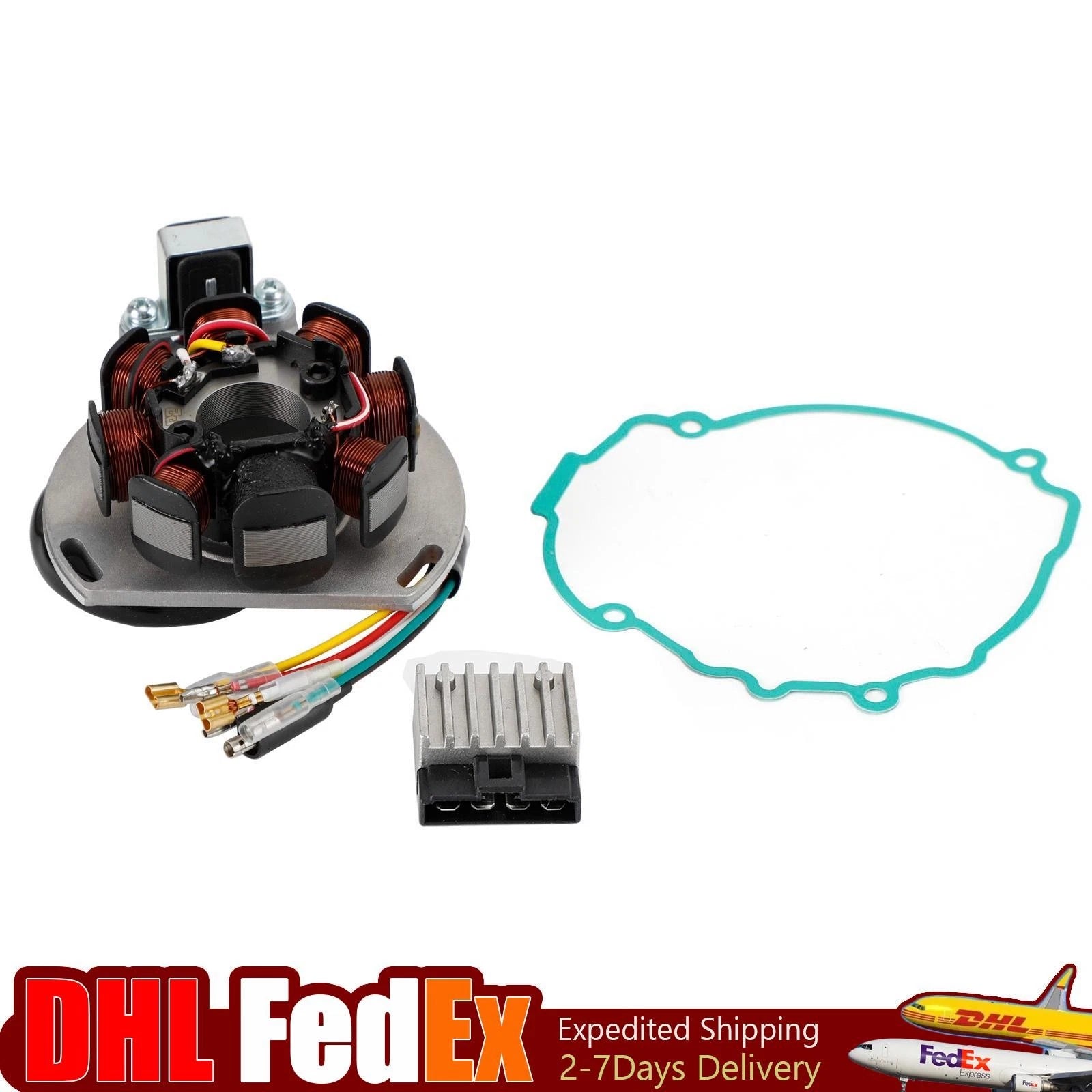 Magneto Stator, Voltage Rectifier, Gasket for SXS 125 SX EXC MXC (2000–2004)