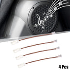 Set of 4 Car Speaker Connector Wire Harness Adapter for Kia Hyundai