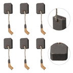 Set of 6 Carbon Brushes for Intermittently Running Motors