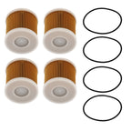 Set of 4 Fuel Filters for Yamaha Marine Honda Outboard