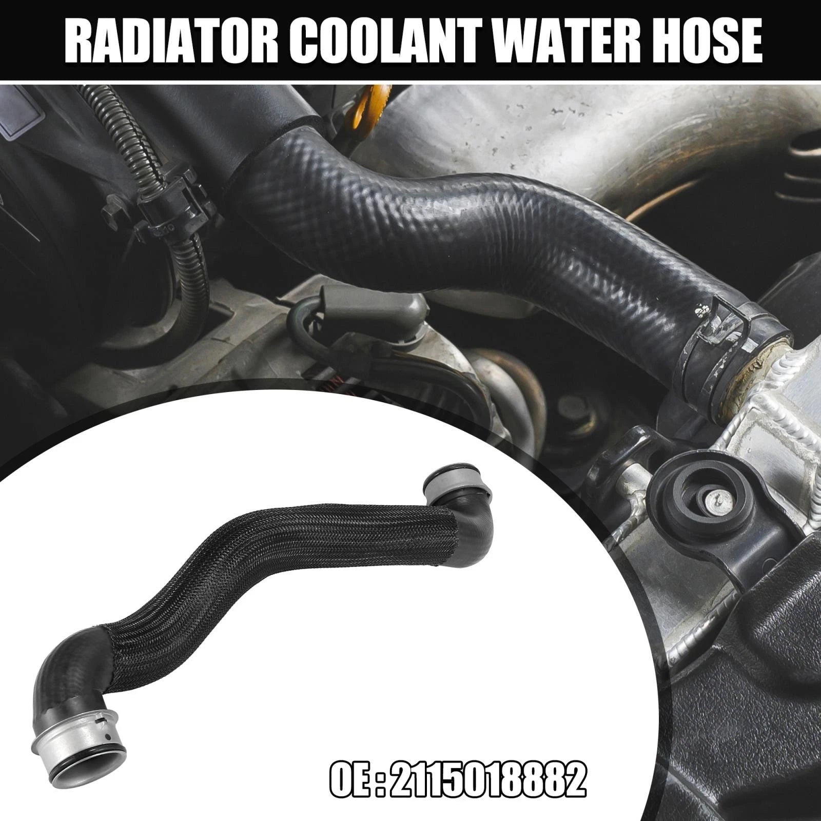 Upper Radiator Coolant Hose 2115018882 for Mercedes-Benz CLS55 AMG CLS63 (2006–2011)