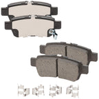 Rear Ceramic Brake Pad Set for Honda Odyssey (2005–2010)