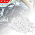 40pcs Plastic Bolt Rivets Fastener Door Trim Panel Clips for Ford 