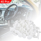 40pcs Plastic Bolt Rivets Fastener Door Trim Panel Clips for Ford 