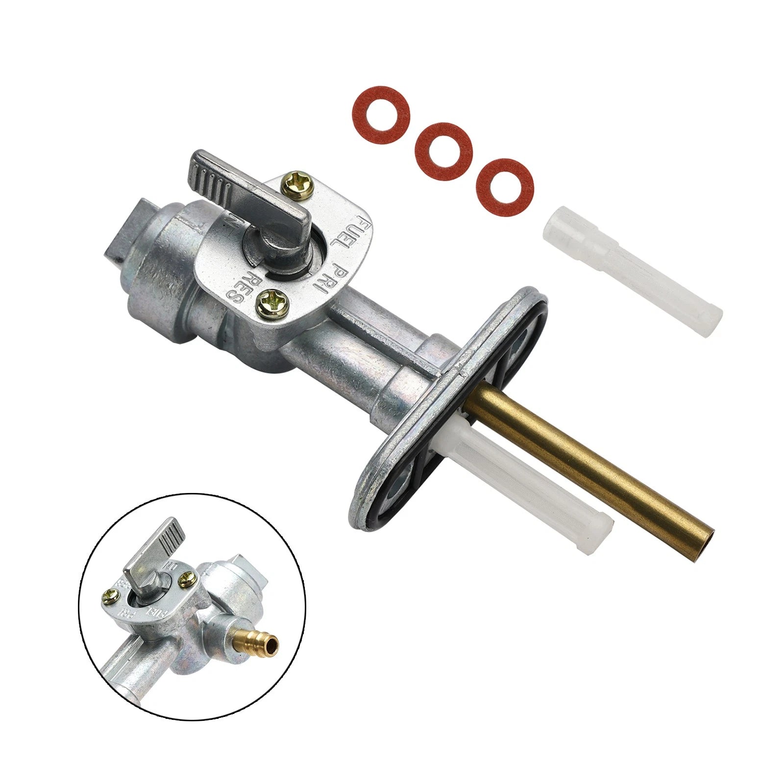 Gas Tank Fuel Cock Valve Petcock for Kreidler ATV Mustang (170–250)