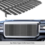 Upper Chrome Rivet Billet Grille Insert for GMC Sierra 2500/3500 (2015-2019)