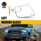 Heated Mirror Glass Left Driver Side for Ram 1500 (2019–2025) 68402037AA