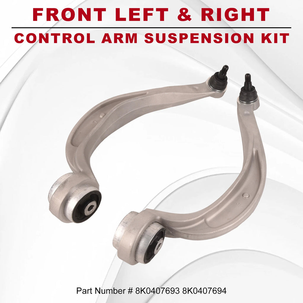 Set of 2 Lower Rearward Control Arms with Ball Joints for Audi A4 S4