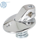 Set of 2 Chrome Sunvisor Support Brackets for Coupe