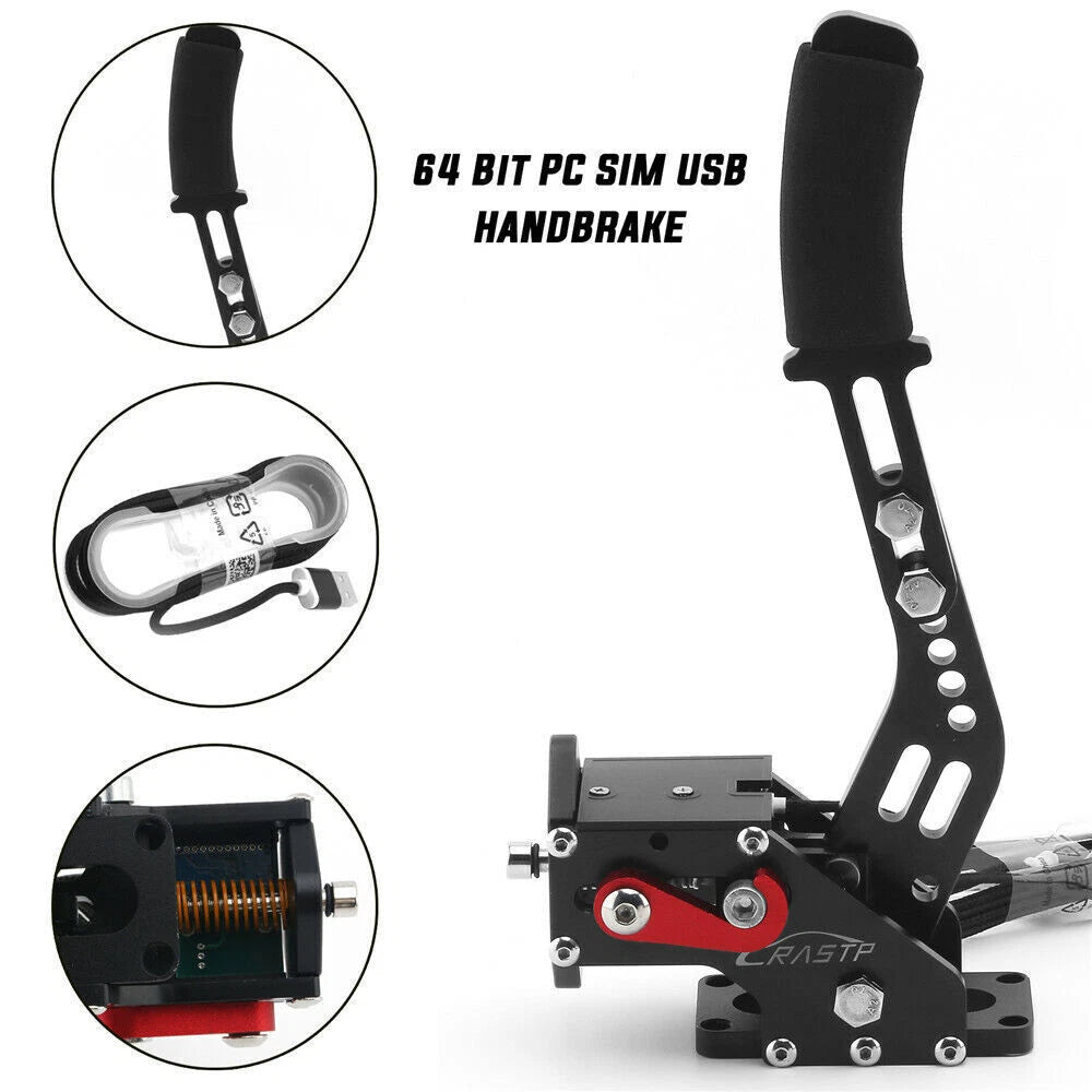 PC USB Handbrake SIM/Clamp for T500 G27 G29 FANATEC (2010–2023)