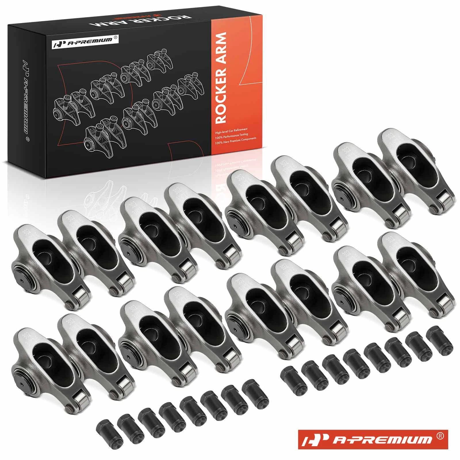 17-4PH Stainless Steel Roller Rocker Arms for Ford SBF (1962–1995)