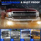 Bumper Fog Lights for Chevy Silverado 1500 2500 3500 Tahoe (2007–2015)
