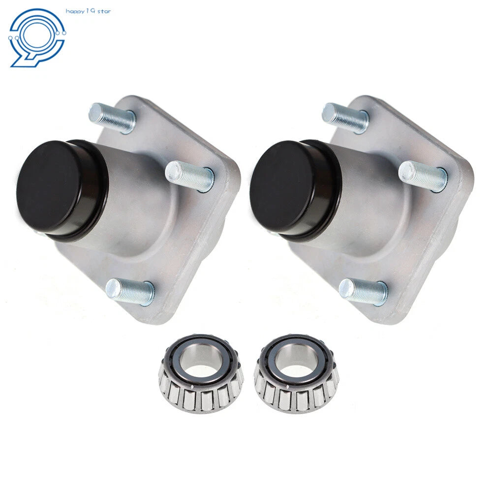 2X Front Wheel Hub Kit Bearings for Club Car DS Golf Cart (1982–2002)