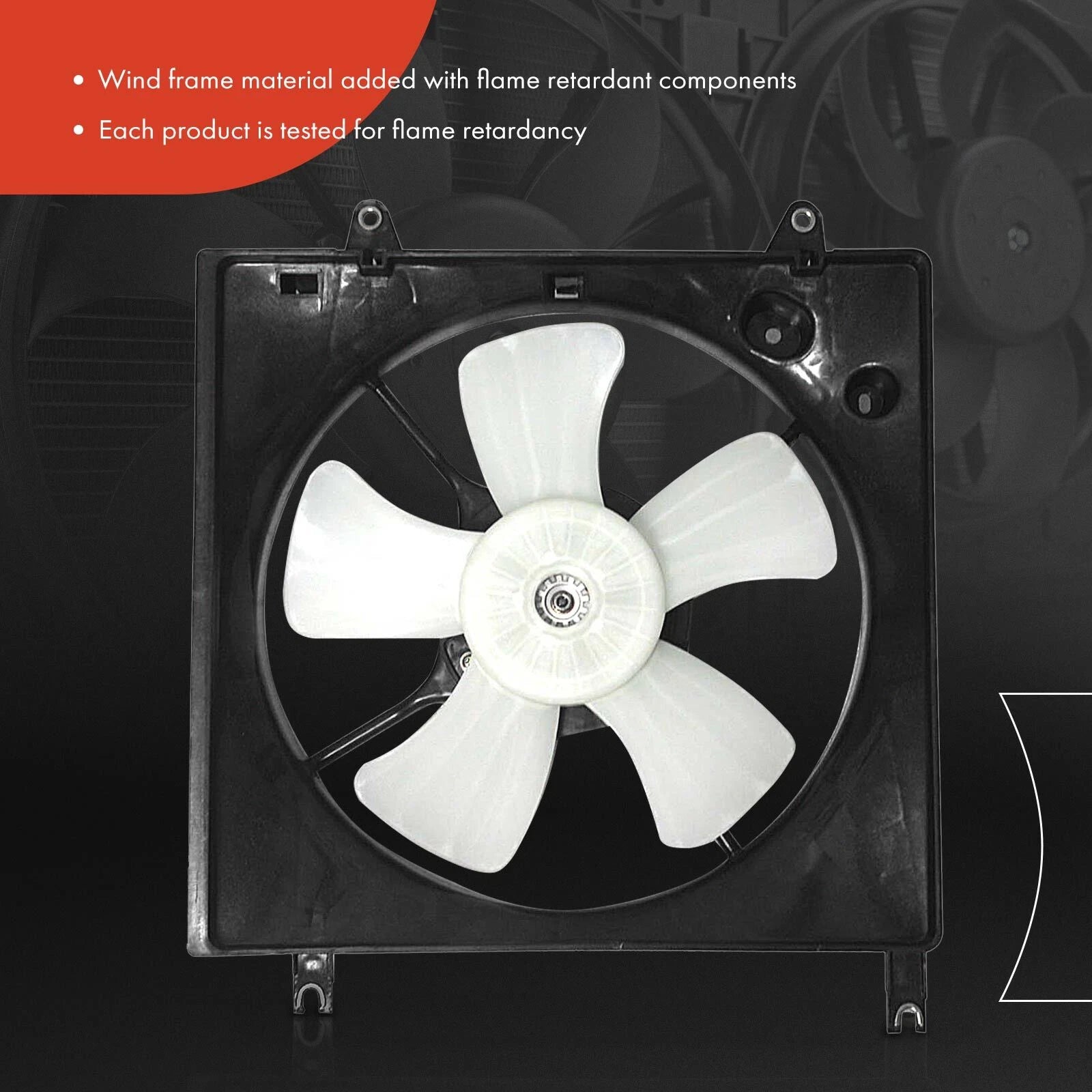 Cooling Fan Assembly with Shroud for Mitsubishi Galant (2004-2007)