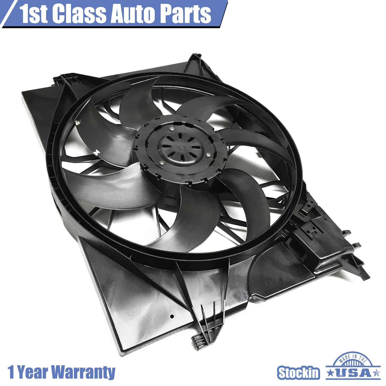 Cooling Fan Assembly for Mercedes Benz S-Class W221 (2007–2013)