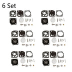 Set of 6 Carburetor Repair Kits for ZAMA C1U C1Q RB-47 Trimmer Blower