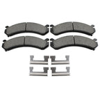 Set of 4 Akebono ProACT Front Ceramic Brake Pads for Cadillac Chevrolet GMC Hummer