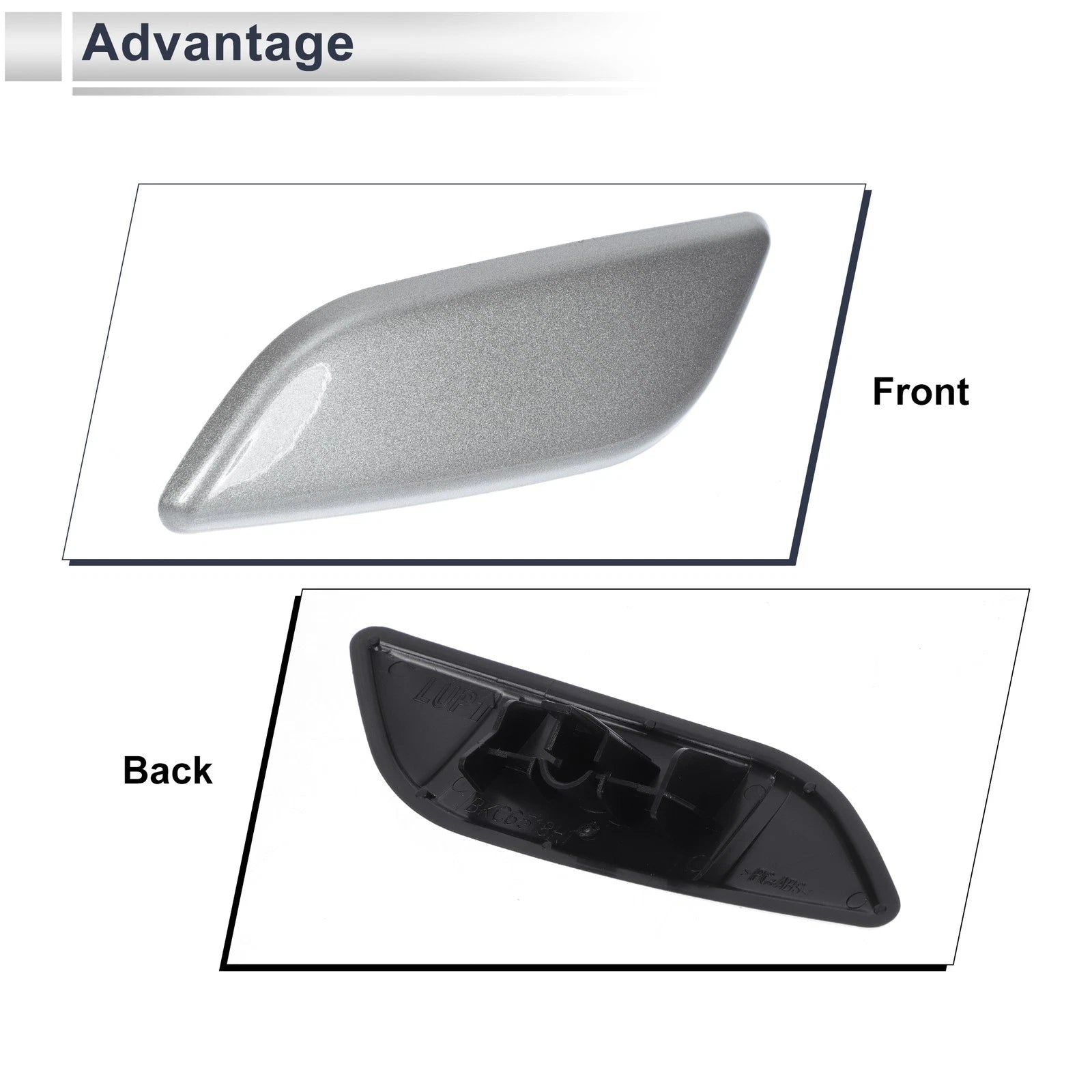 Front Left Headlight Washer Nozzle Cover for Mazda 3 (2004–2013)
