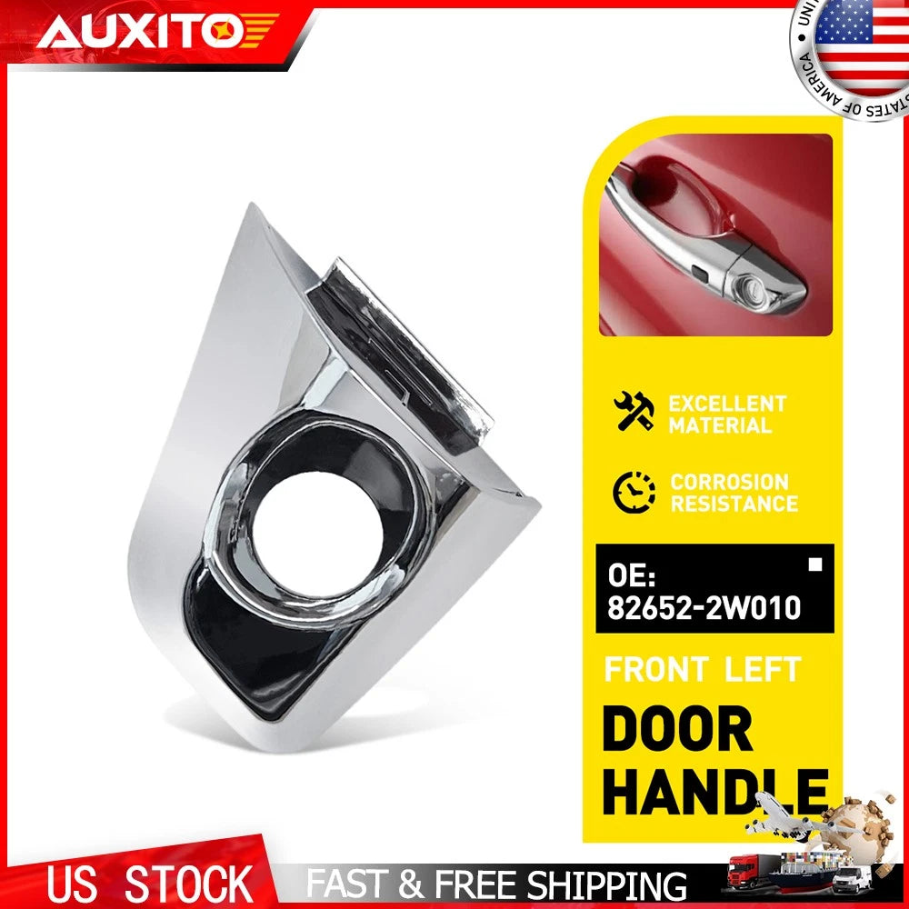 Front Left Driver Exterior Door Handle Cover for Santa Fe (2013–2019) 82652-2W010
