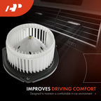 A/C Heater Blower Motor & Resistor Kit for Chevy Impala Pontiac Buick (2000–2016)