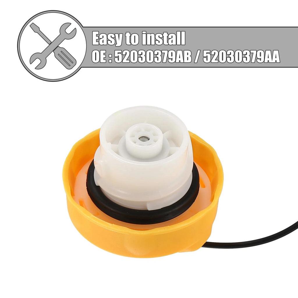 Gas Cap 52030379AB 52030379AA for Dodge Durango (2011–2013) Jeep Cherokee (2014–2017)