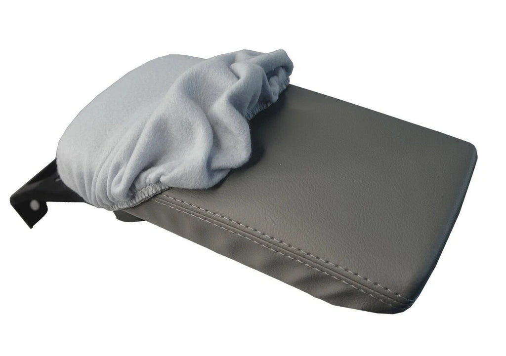 Fleece Console Lid Armrest Cover for Lexus CT200H (2011–2016) Gray