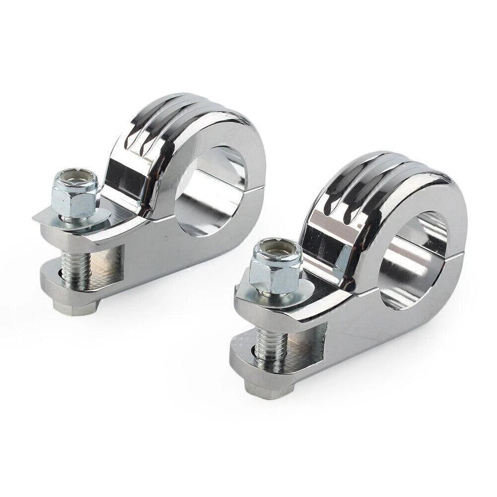 1.25" Chrome Highway Foot Peg Mounting for Harley Touring Road King
