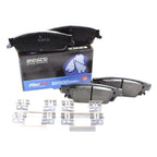 Set of 4 Akebono ProACT Rear Ceramic Slotted Brake Pads for Cadillac Chevrolet GMC