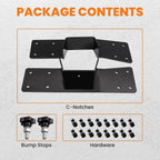 Rear Axle Lowering C Notch Kit for Chevy Silverado/GMC Sierra (1999–2006)