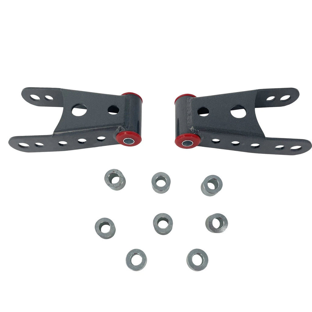 2X Rear Drop Shackle Kit for Ford F150 (2015–2020) 2WD & 4WD 499-211