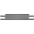 4pc Carbon Fiber 1 Inch Accent Trim for Cadillac XT4 (2019–2023)