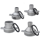 Aluminum Water Pump Fitting with Rubber Gasket for 1 2 3 Inches