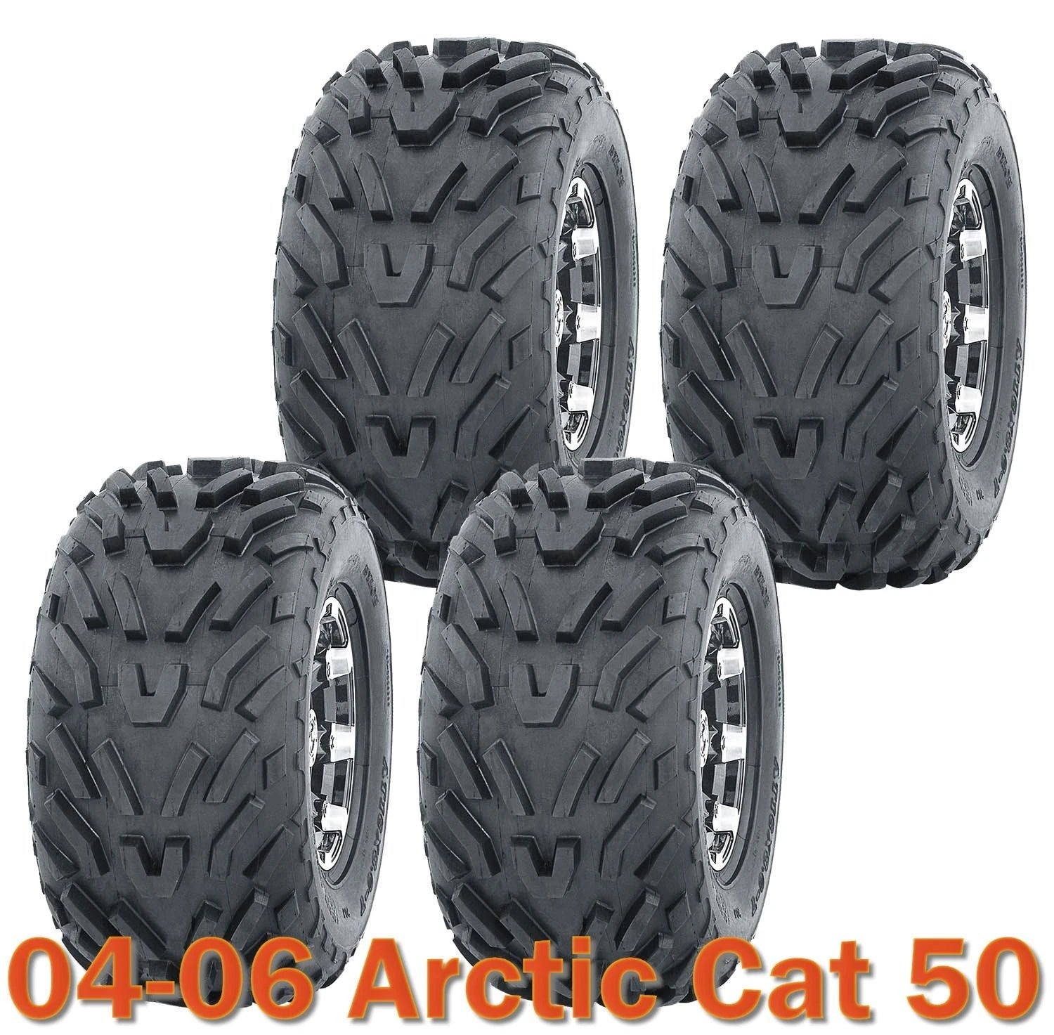 Set of 4 Tires 16x8-7 4PR for Arctic Cat 50 ATV (2004–2006)