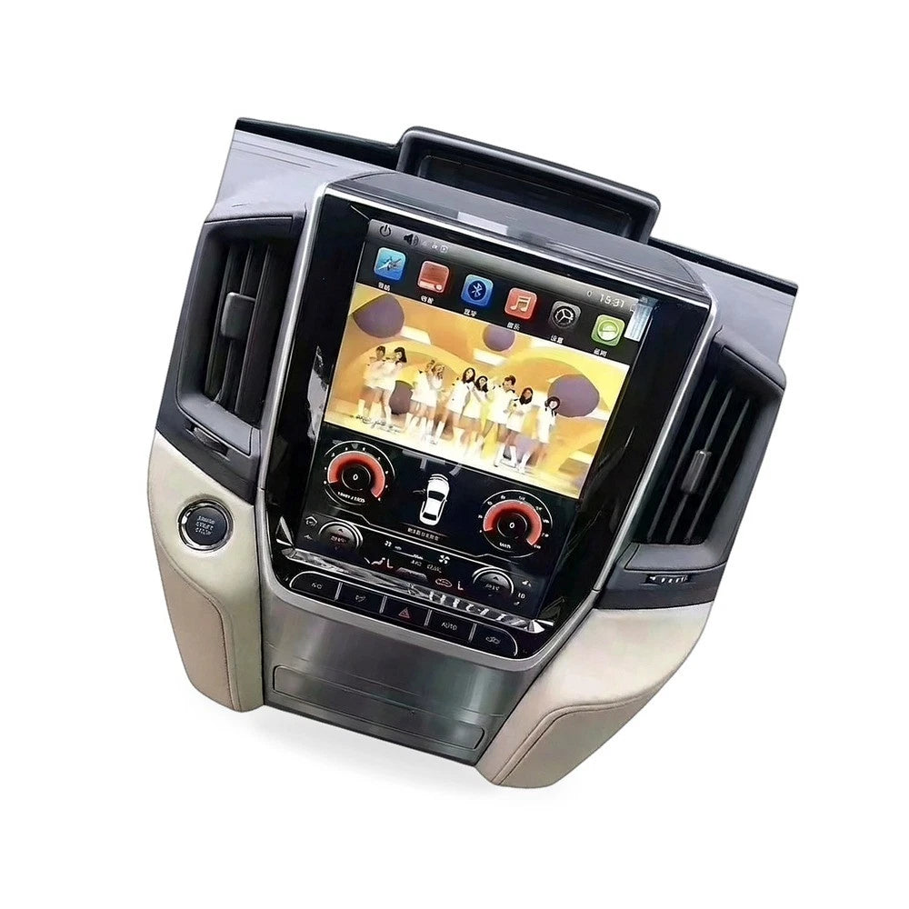 Vertical Screen Navigation System for Toyota Land Cruiser (2016)
