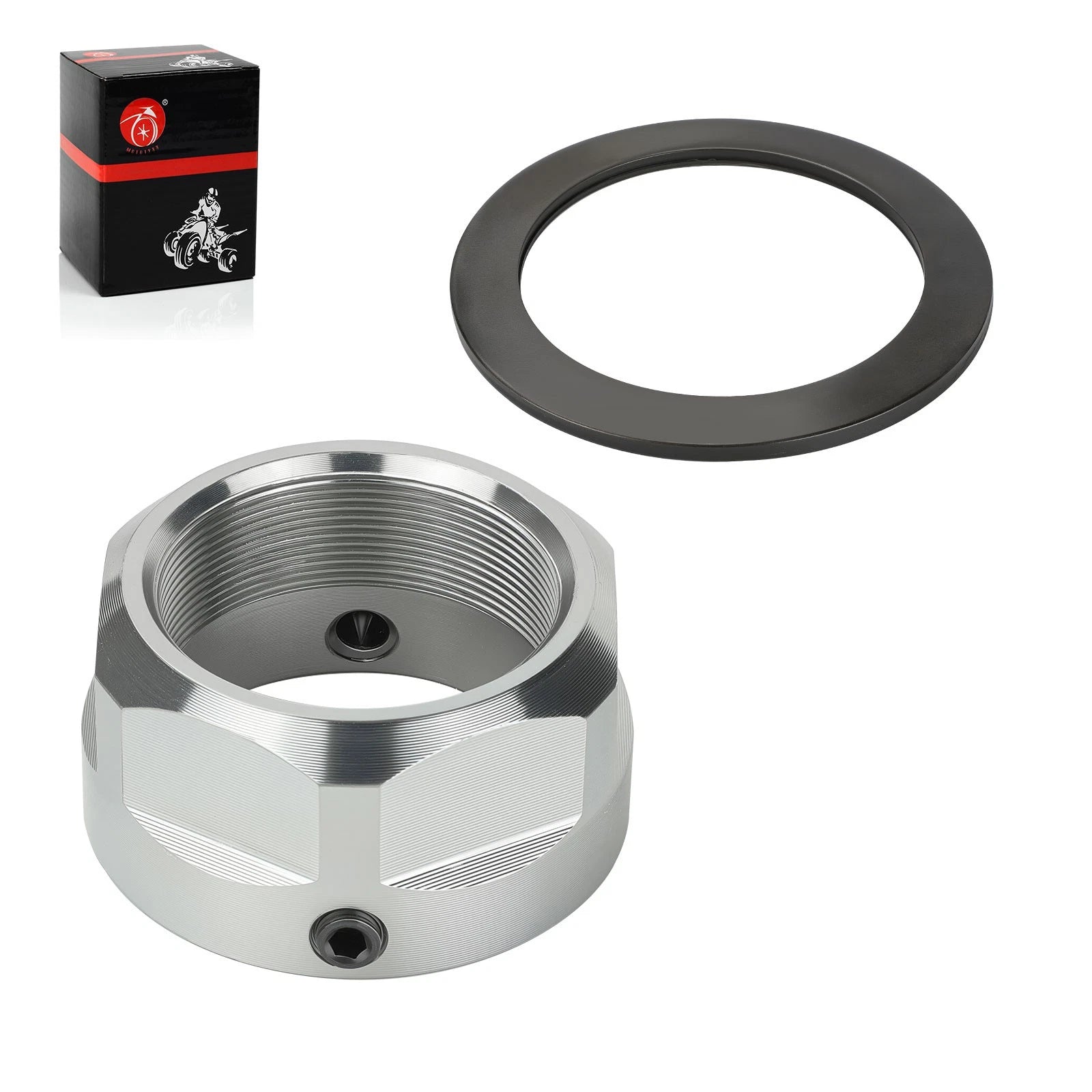 Rear Axle Lock Nut Set for Yamaha Raptor 700 YFM700 YFM700R YFZ450 (2004–2022)