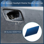 Front Left Washer Nozzle Cover Cap for Audi Q5 S-Line (2018–2020) Blue