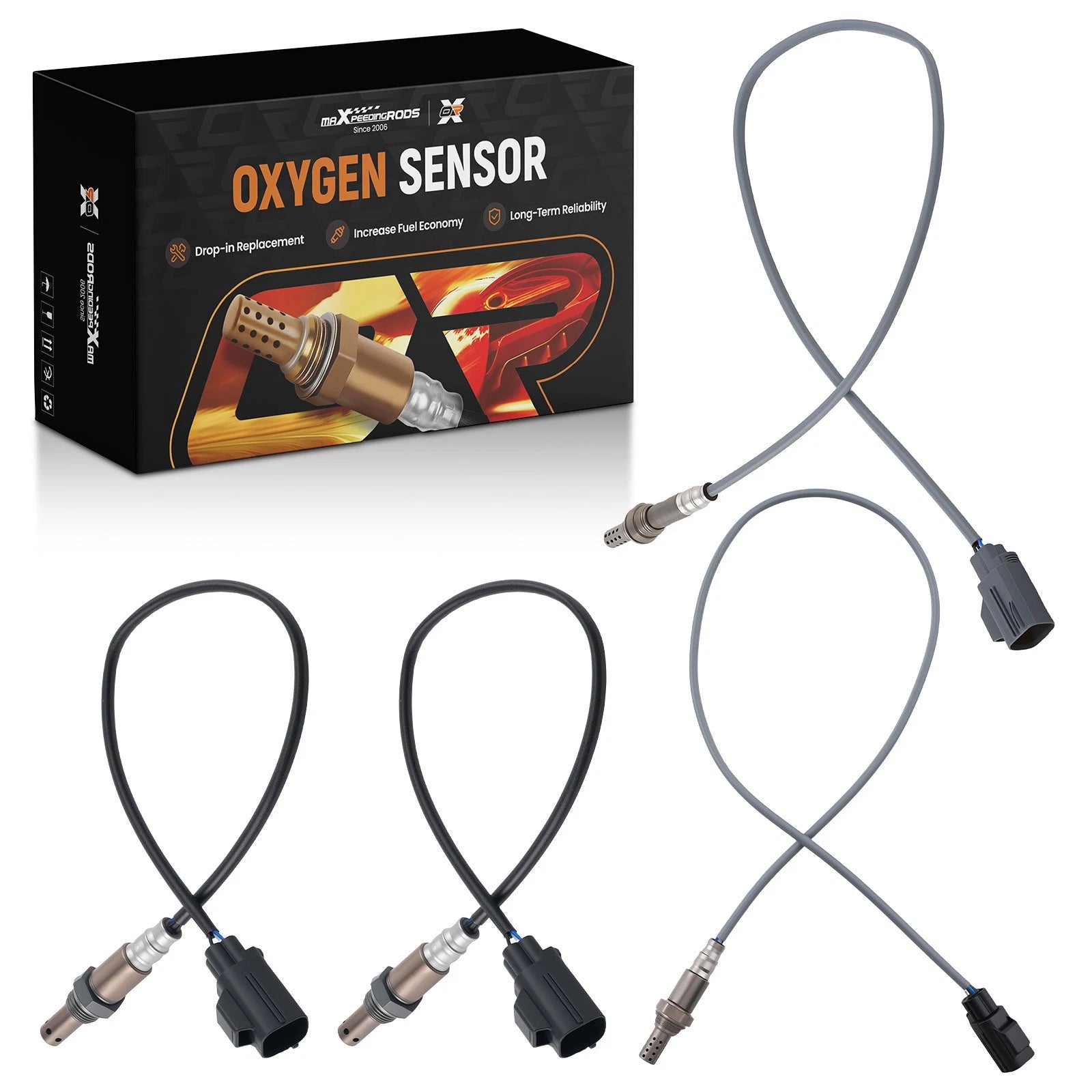 4x Upstream+Downstream Oxygen O2 Sensor For Volvo XC90 L6 3.2L 2007 2008-2014