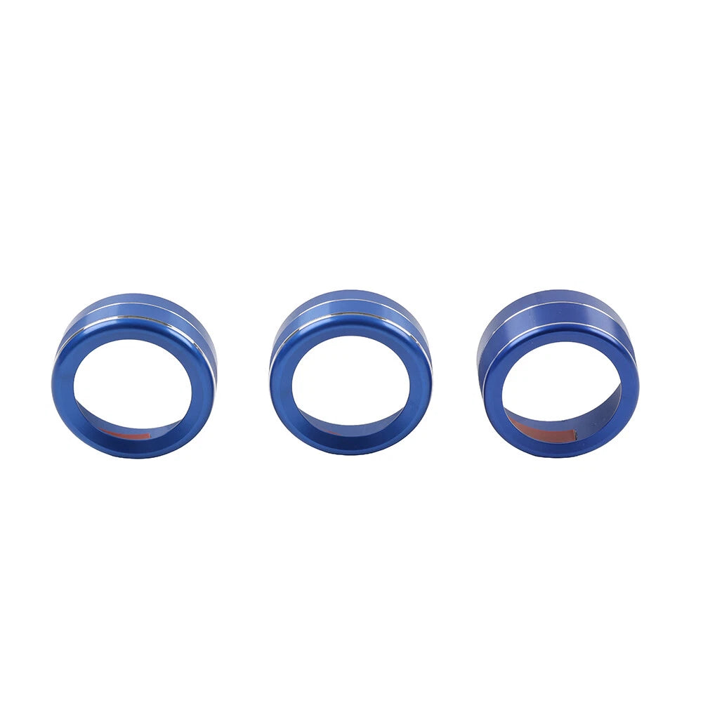 Set of 2 Climate Control Knob Ring Covers for Mazda 3 (2014–2018) CX-5 (2016–2019)