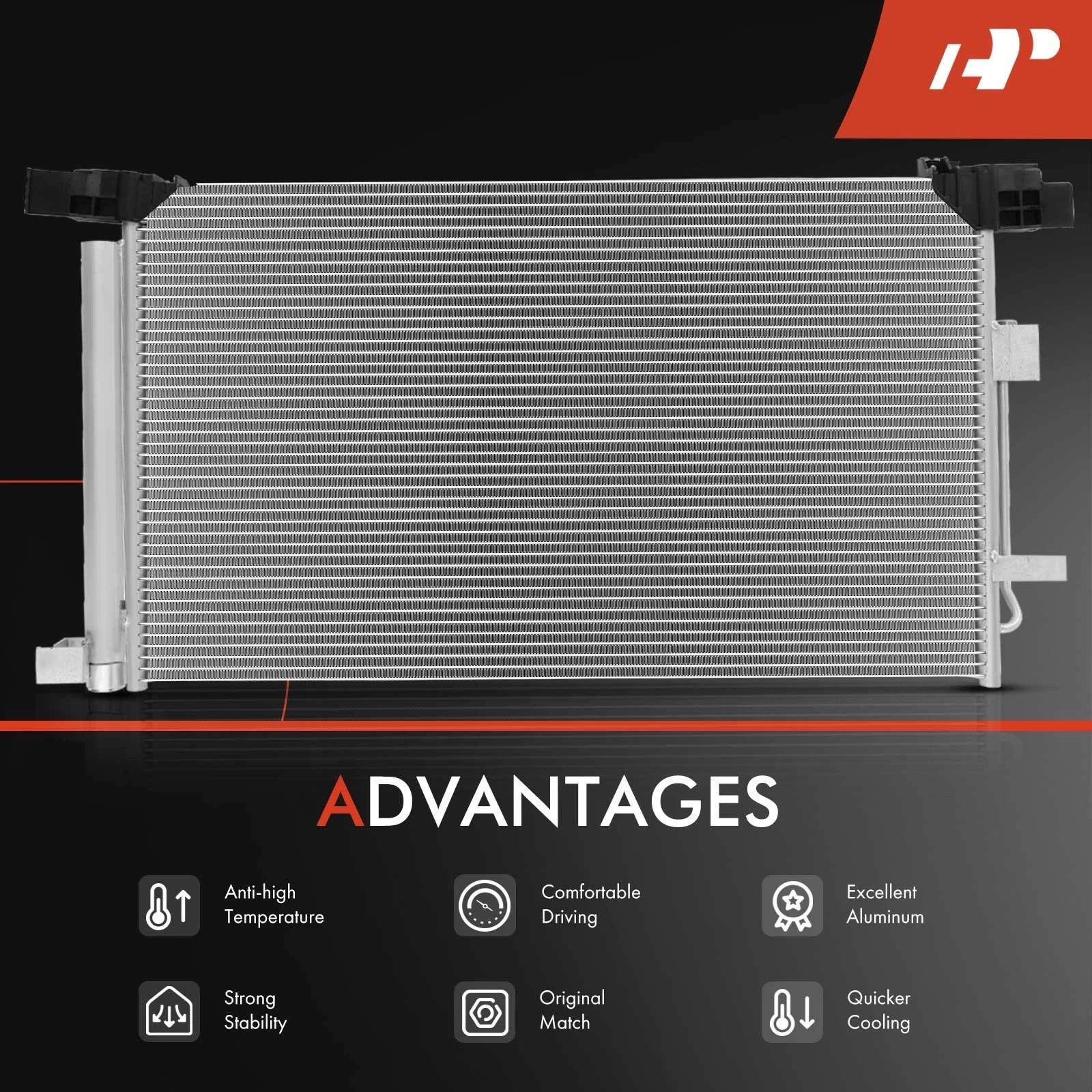 A/C Condenser with Bracket & Receiver Drier for Nissan Altima (2019–2020)