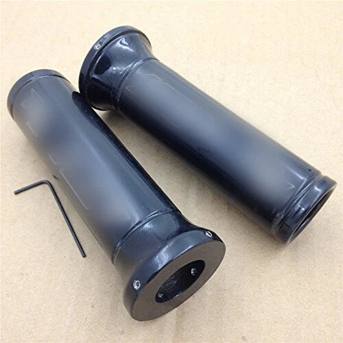 Black Billet Aluminum Handlebar Grips 22mm 7/8" for Yamaha YZF-R1 (2000–2023)