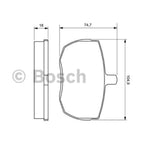 Disc Brake Pad Set for Land Rover 110 4X4 (1984 - 1987)