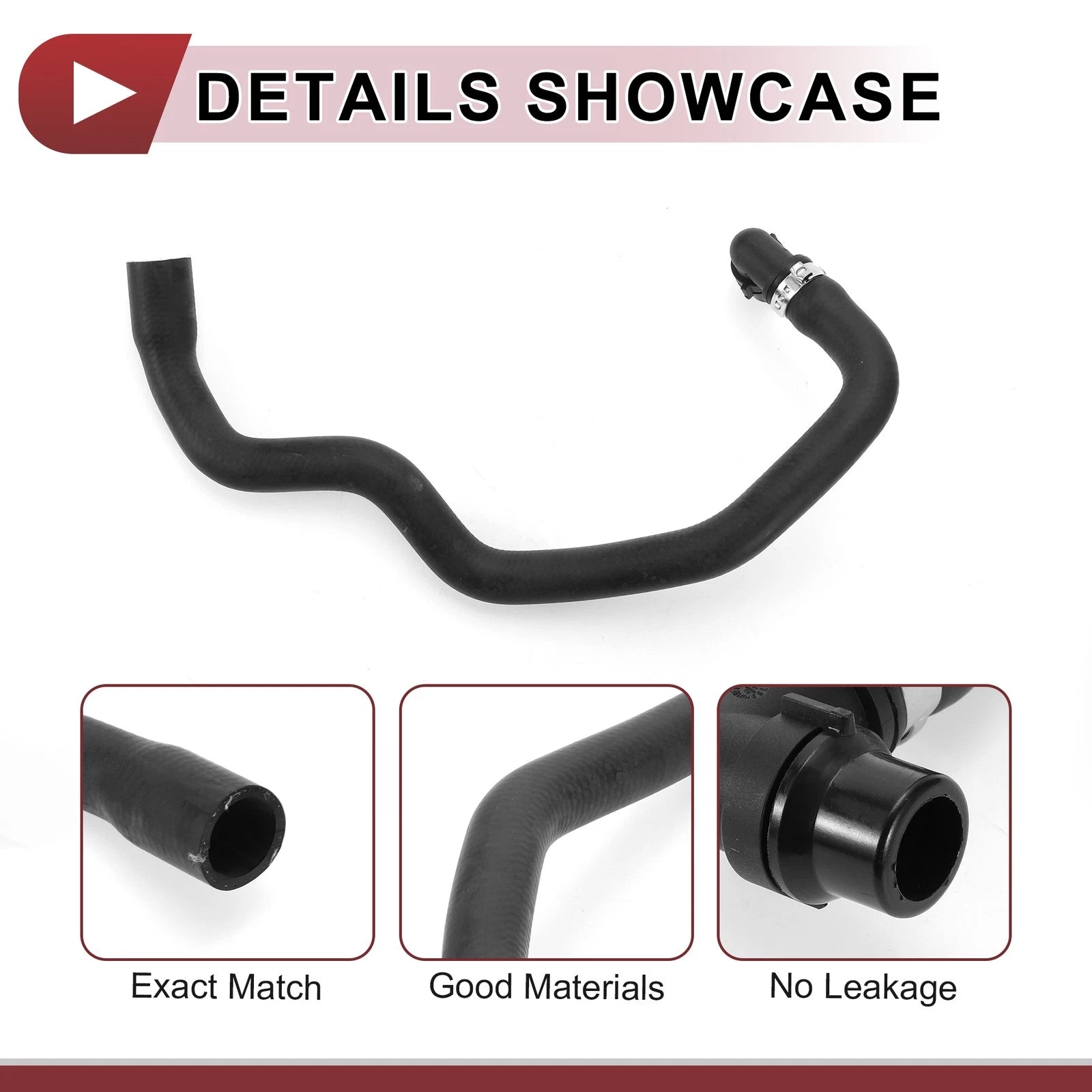 HVAC Heater Hose for Mercedes Benz W212 W204 W207 (2010–2016) A2128301696 Rubber